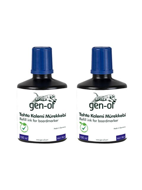 Gen-Of Beyaz Tahta Kalemi Mürekkebi 100 cc Mavi 2 Adet - S000178710-17234