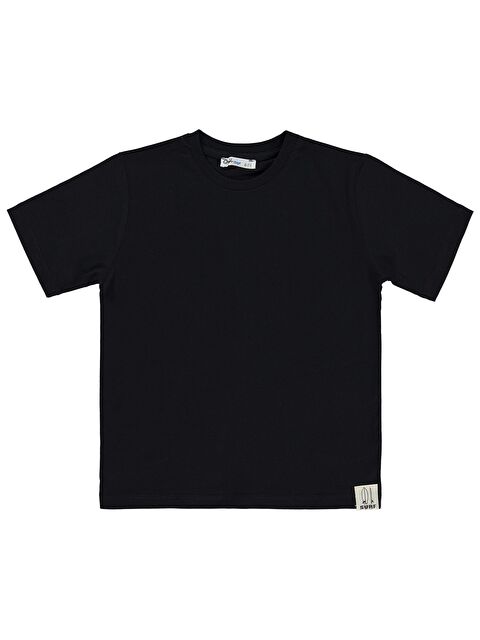 Civil Boys Basic Surf Etiketli 6-9 Yaş Tişört - Siyah