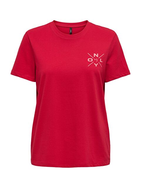Only Onllotta Pamuklu Regular Fit Kadın T Shirt 15339251 - S000226279-20045