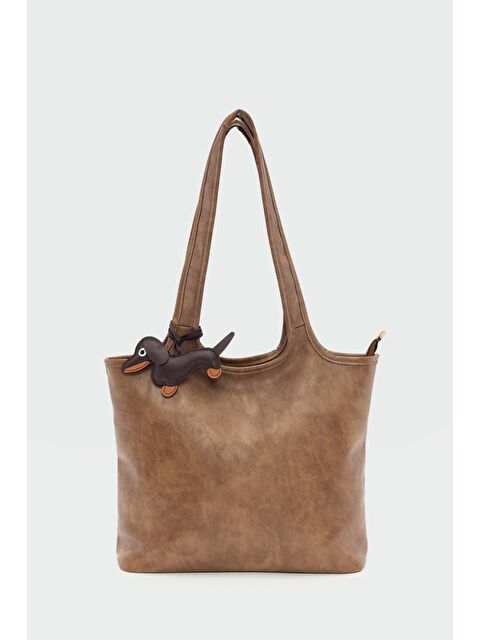 Shulebags Cause Charmlı Omuz Çanta Vizon - S000443807-26429