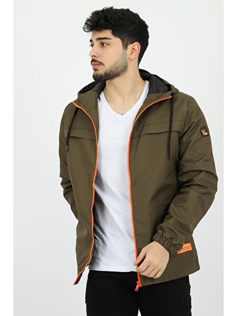 Stilkombin Renkli Fermuarlı Erkek Yağmurluk Mevsimlik PLDP 2920 - S000114733-18547