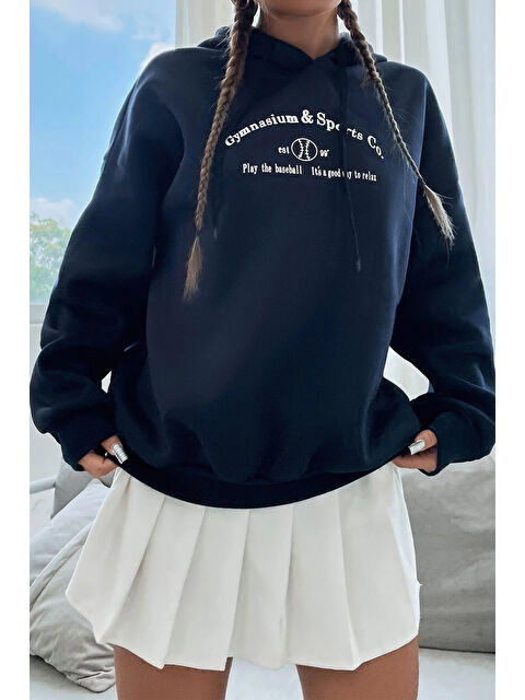 uyguntarz Unisex Gymnasium Baskılı Oversize Sweatshirt - S000265347-21164