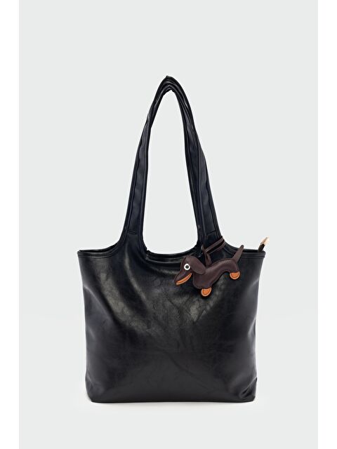 Shulebags Cause Charmlı Omuz Çanta Siyah - S000443807-19351