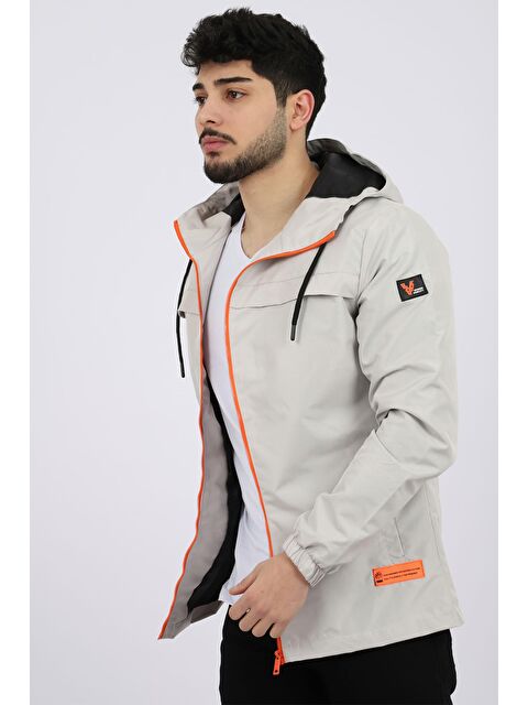 Stilkombin Renkli Fermuarlı Erkek Yağmurluk Mevsimlik PLDP 2920 - S000114733-25636