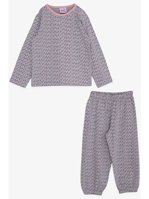 Breeze Kız Bebek Pijama Takımı Desenli Açık Lila (9 Ay-1 Yaş) - S000370653-23370