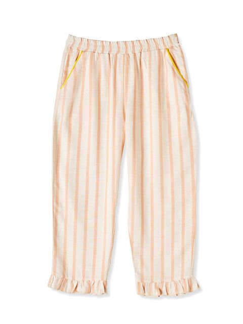 Katia And Bony Kız Çocuk Çizgili Dokuma Pijama Altı - S000177334-19965