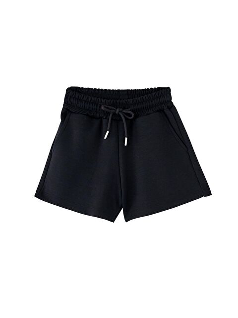 Katia And Bony Erkek Çocuk Siyah Renkli Beli Bağlamalı Şort - S000323924-19351