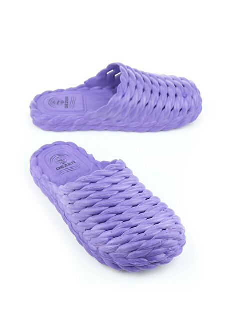 Gezer Yazlık Kaydırmaz Taban Islak Zemin Kadın Terlik - S000181103-37492