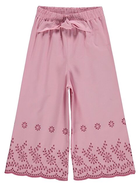 Civil Girls Beli Kemerli 2-5 Yaş Pantolon - Pembe