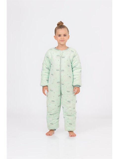 Cantoy Kız Erkek Çocuk Kalın Elyaf Dolgulu Premium Kalite 2.5 Tog Desenli Uyku Tulumu - S000265671-1180