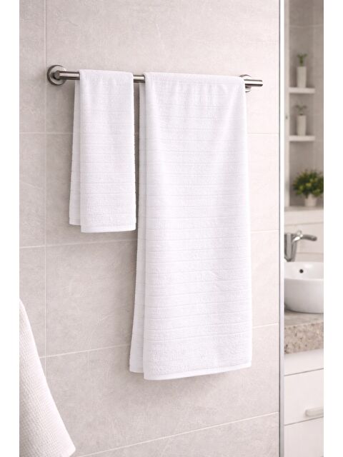 Mulberry Santos 2’li Havlu Seti (El & Banyo) %100 Pamuk – Yumuşak ve Emici