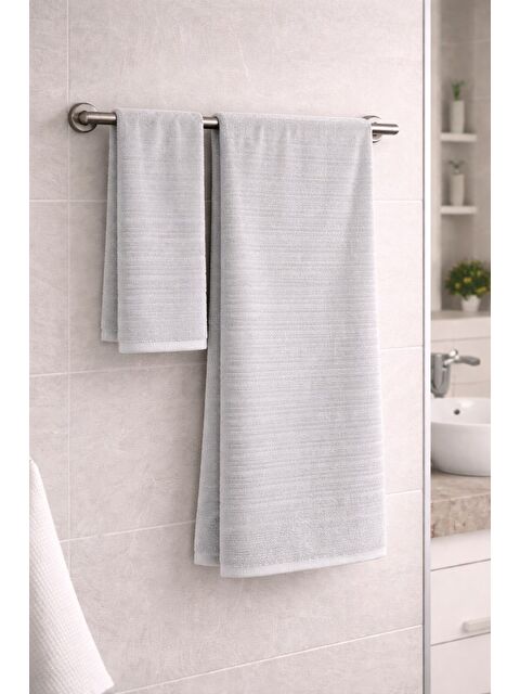 Mulberry Santos 2’li Havlu Seti (El & Banyo) %100 Pamuk – Yumuşak ve Emici