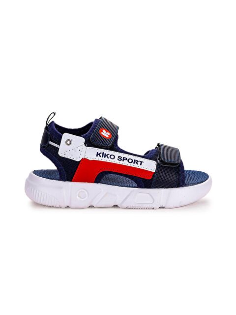Kiko Kids Cırtlı Yürüyüş Erkek Çocuk Sandalet 201 - S000154983-37349