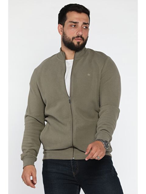 Mishar İtalia Selanik Kumaş Fermuarlı Erkek Sweatshirt - S000469958-18547