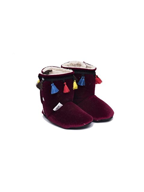 First Step F-819 Bordo Püsküllü Ev Botu - S000112641-19951