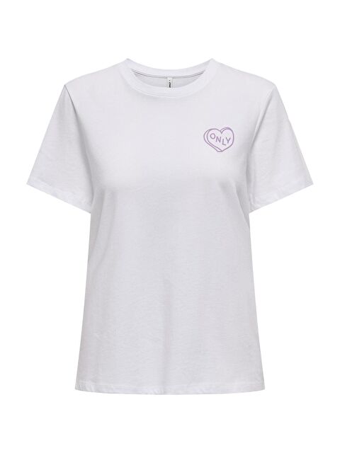Only Onllotta Pamuklu Regular Fit Kadın T Shirt 15339251 - S000226279-37474
