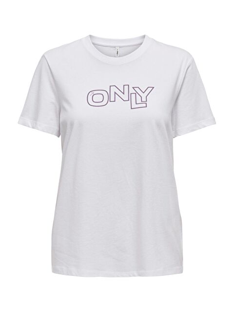 Only Onllotta Pamuklu Regular Fit Kadın T Shirt 15339251 - S000226279-37233