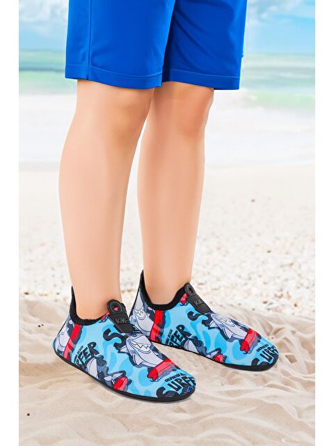 Kiko Kids Surfer Havuz Plaj Erkek Çocuk Deniz Ayakkabısı 7561 - S000154990-17234