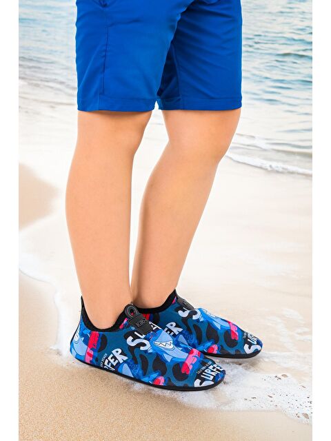 Kiko Kids Surfer Havuz Plaj Erkek Çocuk Deniz Ayakkabısı 7561 - S000154990-19351