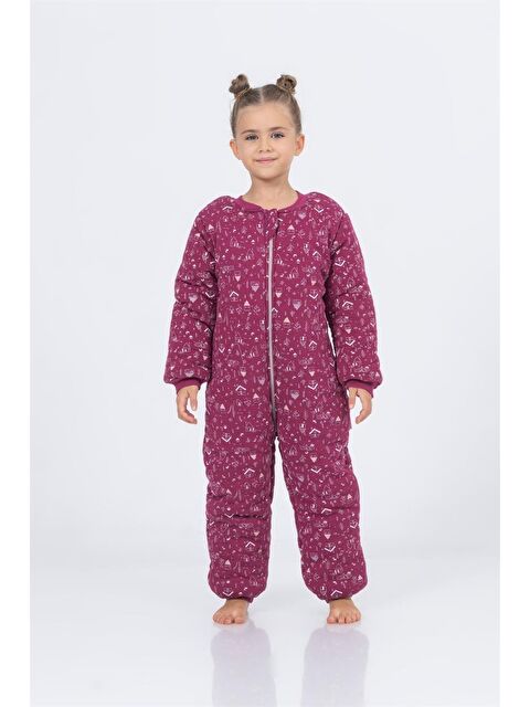 Cantoy Kız Erkek Çocuk Kalın Elyaf Dolgulu Premium Kalite 2.5 Tog Desenli Uyku Tulumu - S000265671-20035