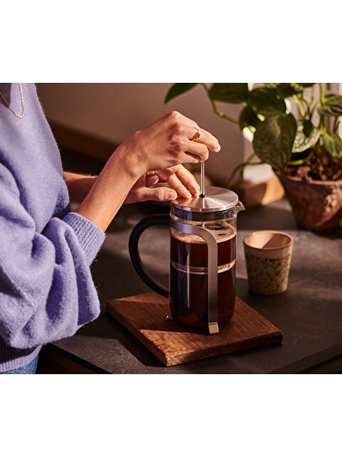Tchibo French Press, Gümüş 800 ml - S000464124-18105