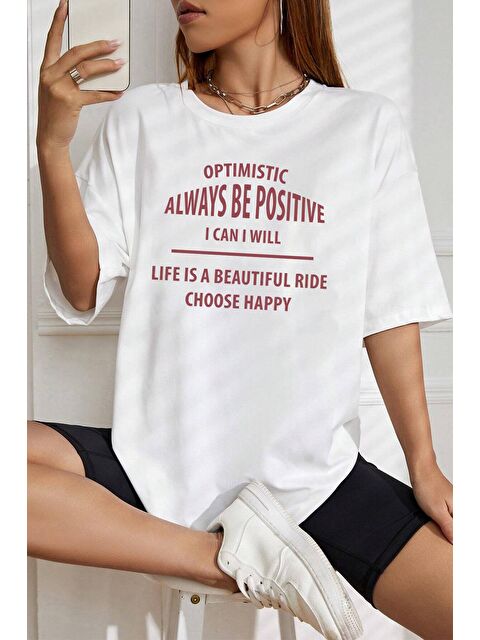 uyguntarz Unisex Always Tasarım Tshirt - S000240840-20063