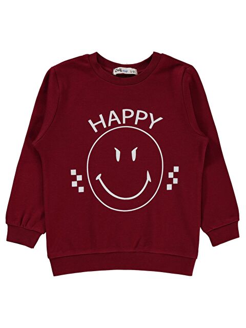 Civil Boys Erkek Çocuk Sweatshirt 2-5 Yaş Bordo - S000198595-19951
