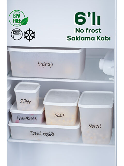 Porsima 1155 Alaska No Frost -20°c 6lı Dondurucu Saklama Kabı - S000295296-26865