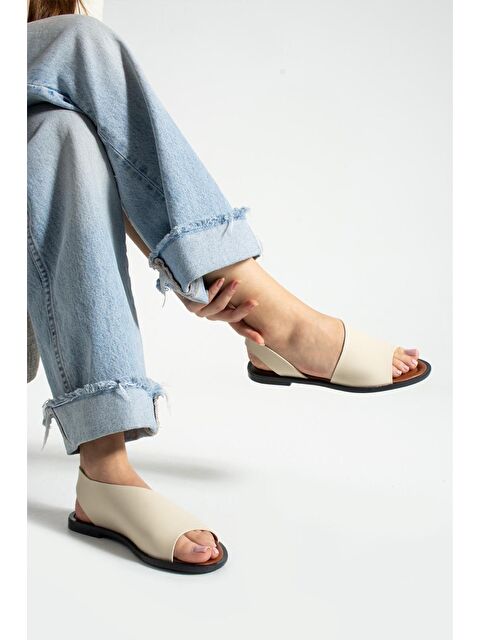 Oksit Kleopetra Model Yanları Açık Kadın Sandalet - S000399447-19966