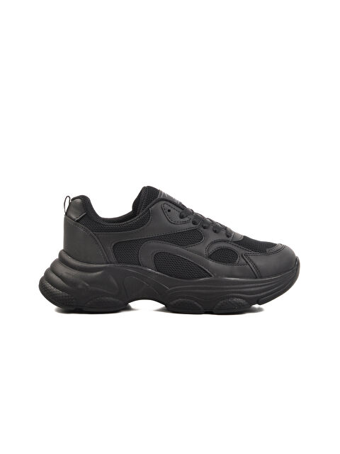 Ayakmod Siyah Fileli Kadın Spor Ayakkabı 164 G - S000349360-19351