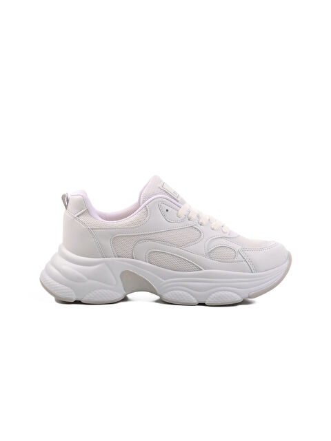 Ayakmod Beyaz Fileli Kadın Spor Ayakkabı 164 G - S000349360-20063
