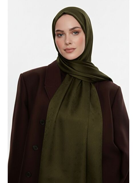 Mizalle & YAQA Filigranlı Antrasit Şal - S000503036-29666