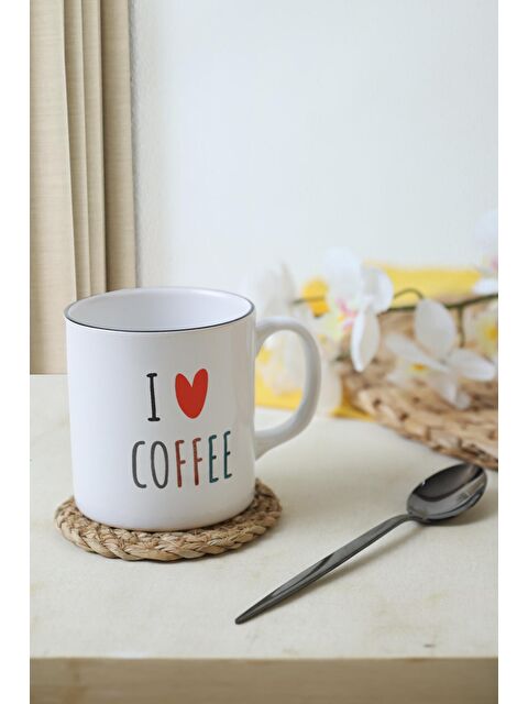 Keramika I Love Coffee Silindir Kupa 10 Cm - S000207548-20063