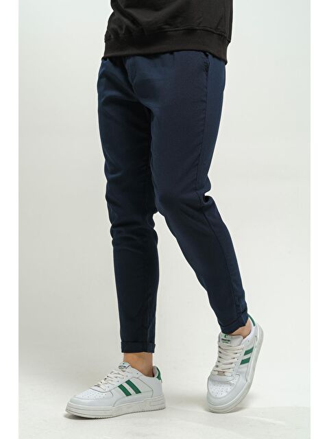 Oksit Erkek Beli Lastikli Duble Paça Erkek Jogger Pantolon - S000125613-21164