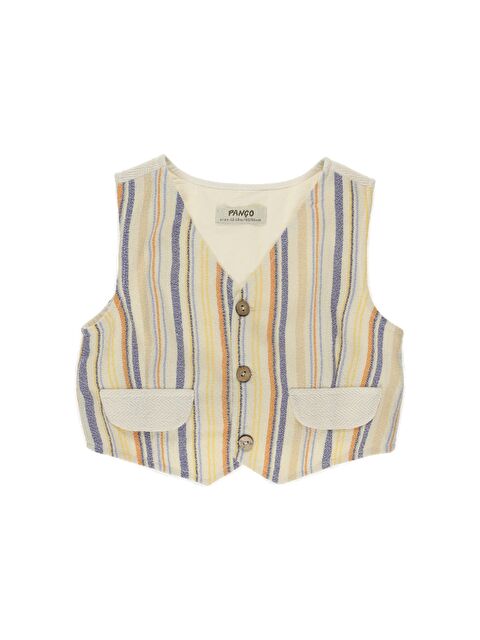 Panço Erkek Çocuk Çizgi Desenli Yelek - S000260797-19965