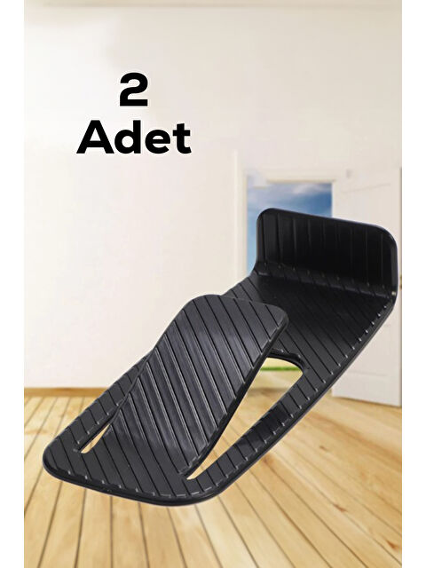 Porsima Yapışkanlı Kapı Stoperi 2'li Kapı Durdurucu Plastik Kapı Altı Takozu - S000292332-22238