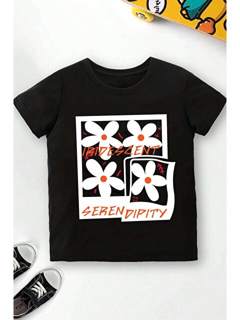uyguntarz Çocuk Seren Dipity Baskılı Pamuklu Tshirt - S000242956-19351
