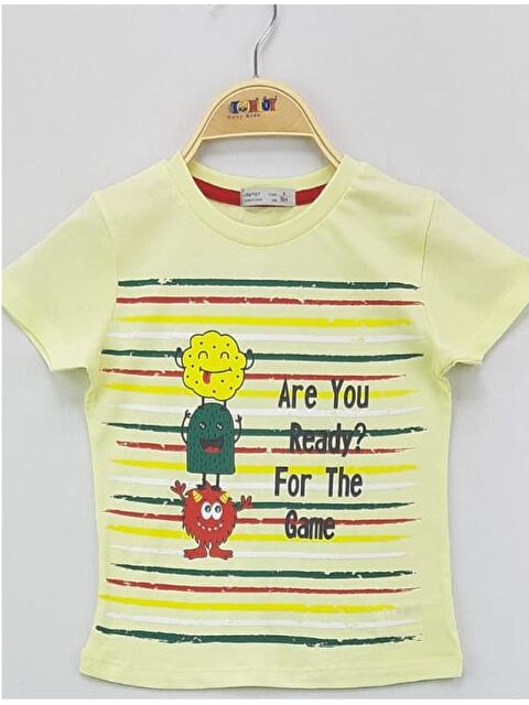 Toontoykids Erkek Çocuk Are You Ready Bsk Tişört