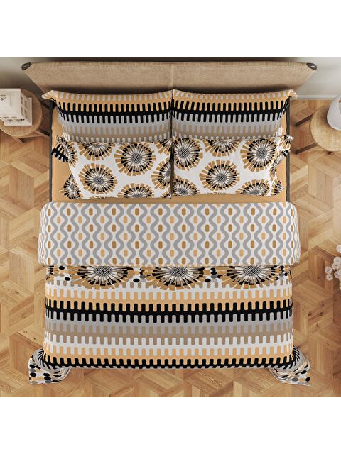 Evmila Baskılı,Desenli Çift Kişilik Nevresim Takımı (ÇARŞAFSIZ) 200x220 cm - S000244363-23173