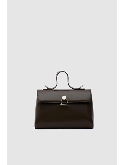 Shulebags Alexa Midi Çapraz Çanta Kahve - S000495199-19413