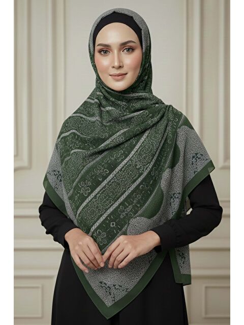 Tofisa The Mystic Ethnica Serisi Pamuk Şal Haki - 28110-HAKI