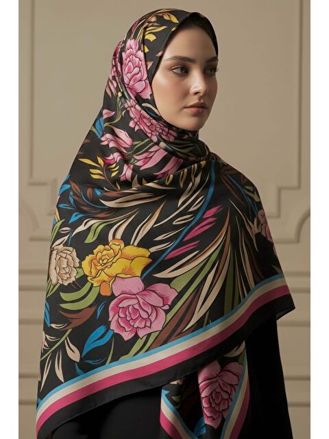 Tofisa Floral Essence Serisi Pamuk Şal Fuşya - 28111-FUSYA