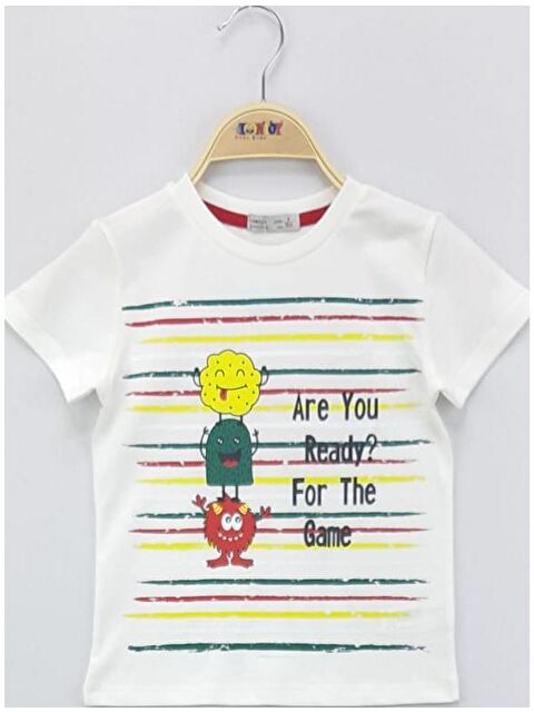 Toontoykids Erkek Çocuk Are You Ready Bsk Tişört