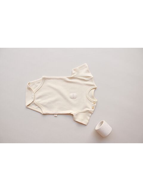 Oh La La Koala For Little Ones Krem Basic Etiketli Kısa Kollu Body Zıbın - S000487811-19966