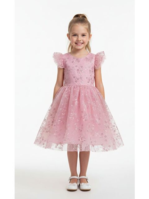 Mnk Baby & Kids Narince Kız Çocuk Abiye Elbise M00778 - S000487791-20024