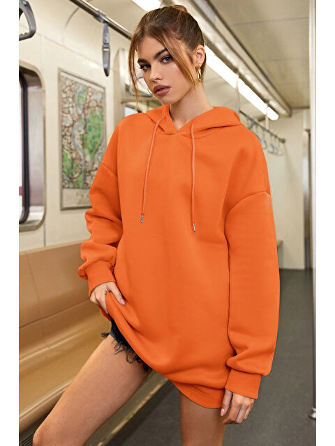 uyguntarz Free Grafiti Sırt Baskılı  Hoodie - S000265351-20013