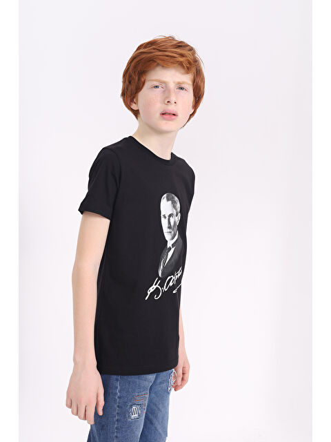 Toontoykids Unisex Çocuk Atatürk Baskılı Tişört - S000292379-19351