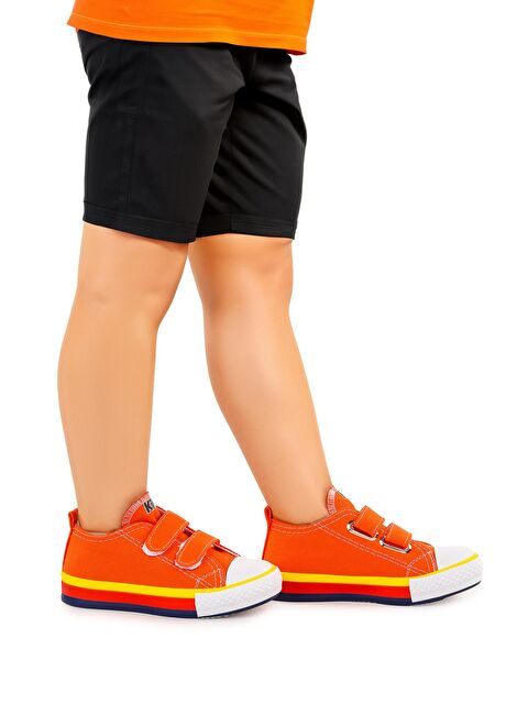 Kiko Kids Linen Cırtlı Erkek Çocuk Keten Spor Ayakkabı - S000215442-20013