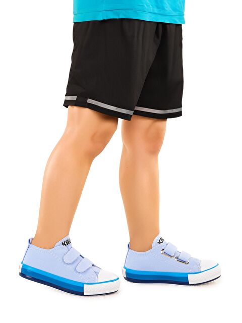 Kiko Kids Linen Cırtlı Erkek Çocuk Keten Spor Ayakkabı - S000215442-17234