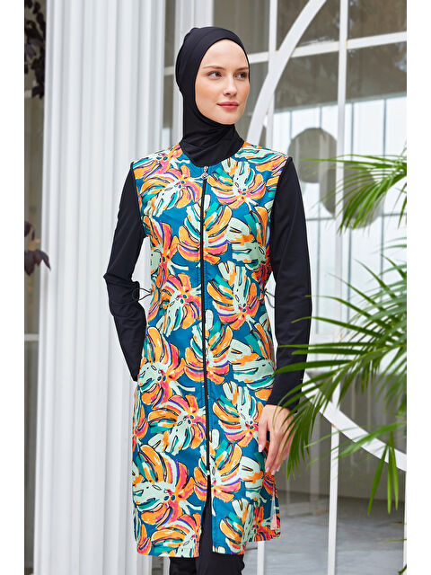 Maresiva Tam Kapalı Tesettür Mayo 2304 Siyah - S000369869-22238